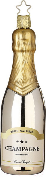 Изображение товара Елочная игрушка Inge's Christmas Bon Appetit. Шампанское Brut / 10178S022