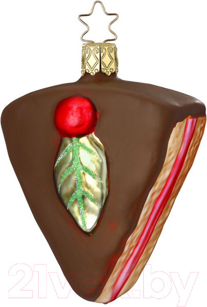 Изображение товара Елочная игрушка Inge's Christmas Coffee Table. Шоколадный торт / 10085S021