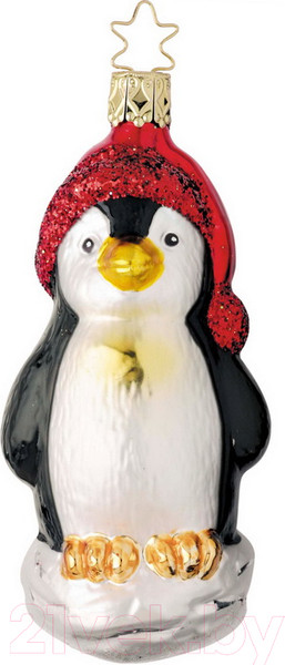 Изображение товара Елочная игрушка Inge's Christmas Animals Around The World. Пингвин-Санта / 10007S005