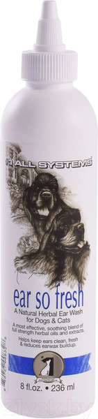 Изображение товара Средство для ухода за ушами животных 1 All Systems Ear So Fresh (236мл)