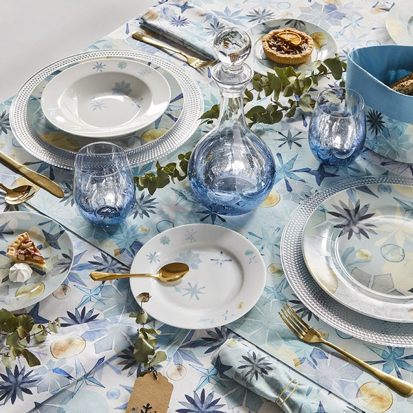 Изображение товара Набор тарелок Andrea Fontebasso Atollo Cristalli / AJ070182402 (18шт)