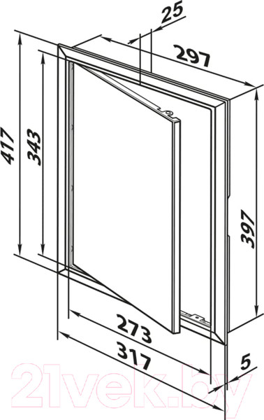 Изображение товара Люк ревизионный Zernberg Porta 3040 10205841