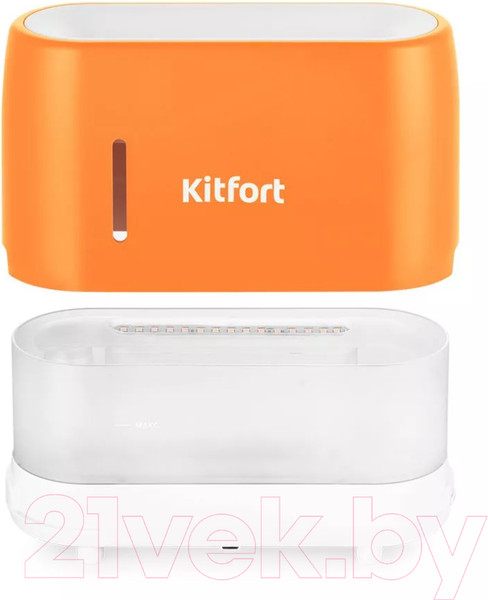 Изображение товара Аромадиффузор электрический Kitfort KT-2887-2 (белый/оранжевый)
