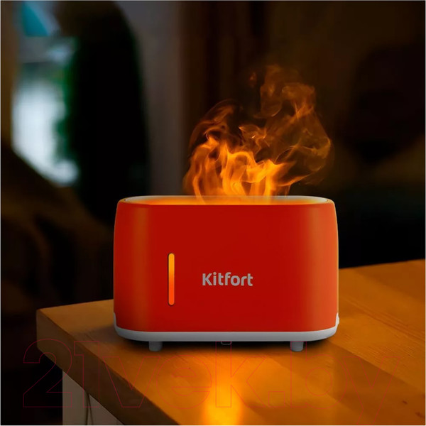 Изображение товара Аромадиффузор электрический Kitfort KT-2887-2 (белый/оранжевый)