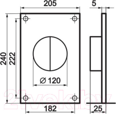 Изображение товара Накладка воздуховода Zernberg 6501 10227401