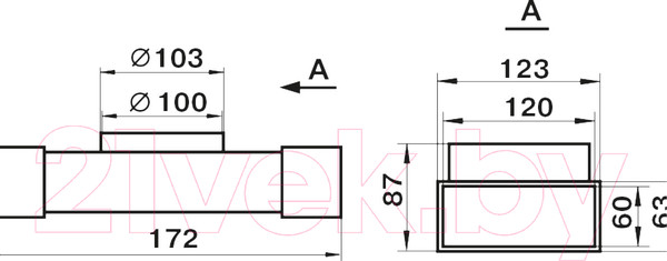 Изображение товара Разветвитель воздуховода Zernberg 731 10211121