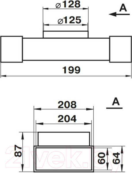 Изображение товара Разветвитель воздуховода Zernberg 832 10232991
