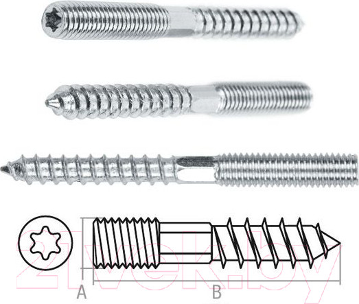 Изображение товара Шуруп Starfix M8x80мм / SM-15934-100 (100шт)