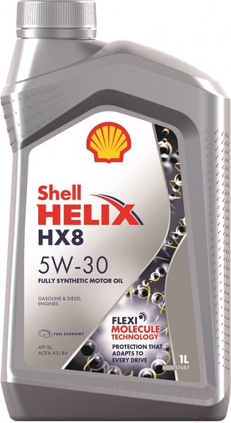 Изображение товара Моторное масло Shell Helix HX8 5W30 / 550052791 (1л)