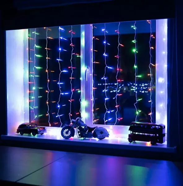 Изображение товара Световой занавес Neon-Night Светодиодный Дождь 235-019 (1.5x1.5м, мультиколор)