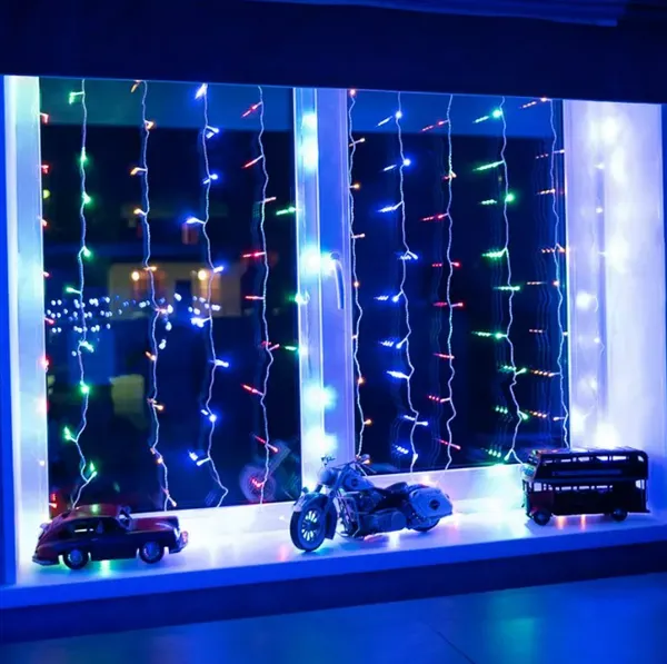Изображение товара Световой занавес Neon-Night Светодиодный Дождь 235-019 (1.5x1.5м, мультиколор)
