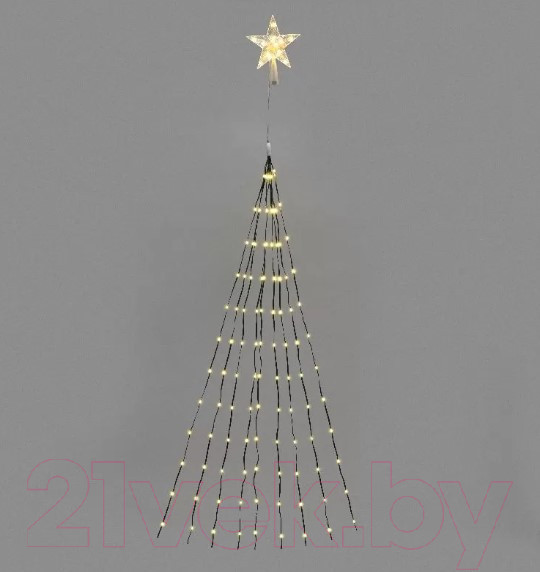 Изображение товара Светодиодная гирлянда Neon-Night Из росы с макушкой на елку 315-896 (2м, теплый белый)