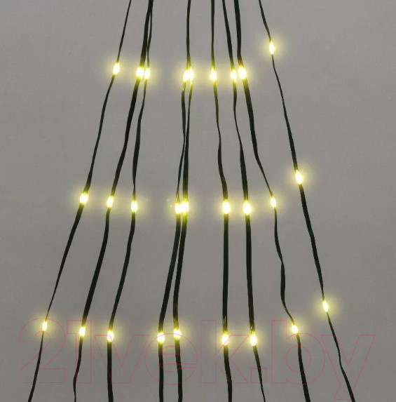 Изображение товара Светодиодная гирлянда Neon-Night Из росы с макушкой на елку 315-896 (2м, теплый белый)