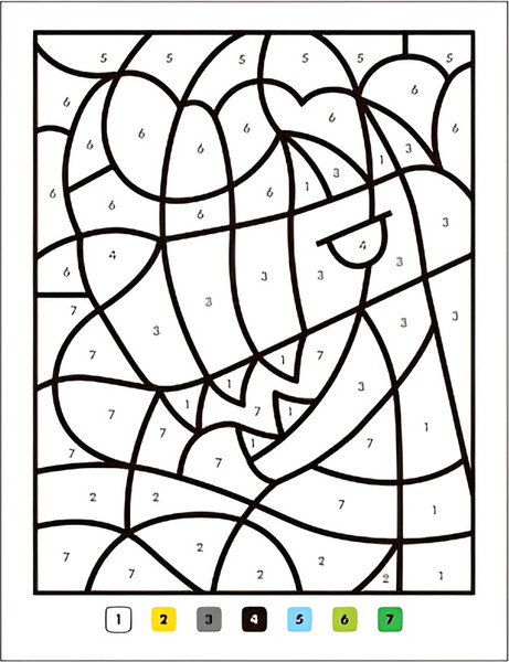 Изображение товара Раскраска Мозаика-Синтез Раскраски по номерам. В лесу / МС13834