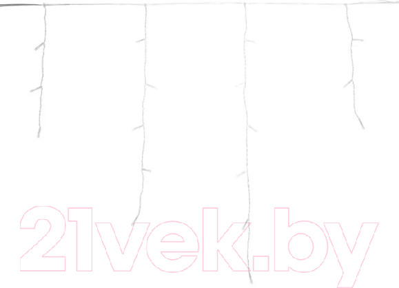 Изображение товара Светодиодная бахрома Neon-Night Айсикл 255-546 (10x0.6м, теплый белый)