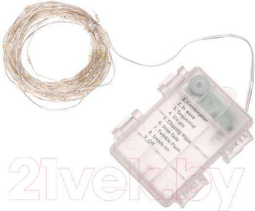 Изображение товара Светодиодная гирлянда Neon-Night Роса 303-256 (10м, теплый белый)