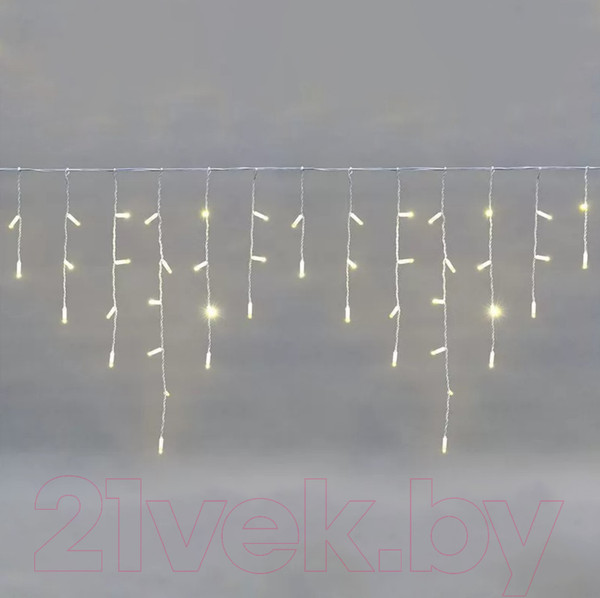 Изображение товара Светодиодная бахрома Neon-Night Айсикл 255-038 (2.4x0.6м, теплый белый)