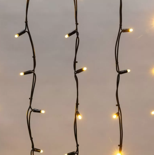 Изображение товара Светодиодная бахрома Neon-Night Айсикл 255-226-6 (4x0.6м, теплый белый)