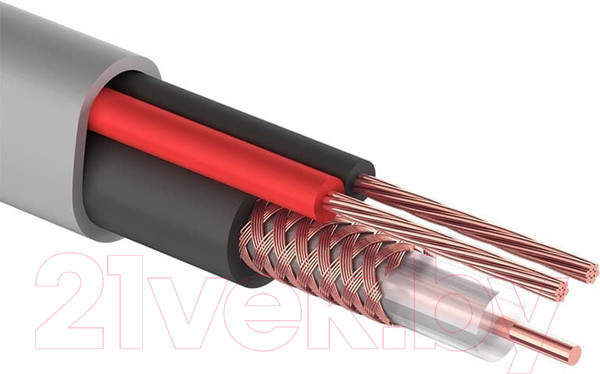 Изображение товара Кабель PROconnect КВК-В-2 2x0.75 Cu/CCA / 01-4108 (200м, белый)