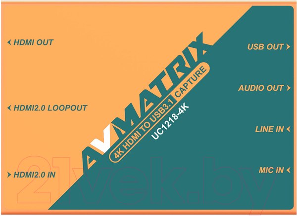 Изображение товара Устройство видеозахвата Avmatrix UC1218-4K HDMI USB / 30432