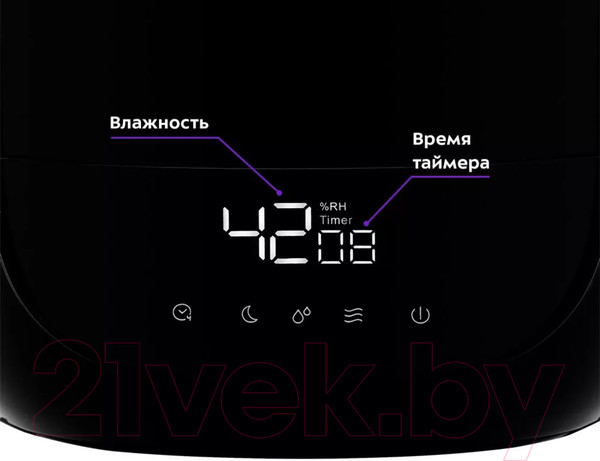 Изображение товара Ультразвуковой увлажнитель воздуха Kitfort KT-2877-1 (черный)
