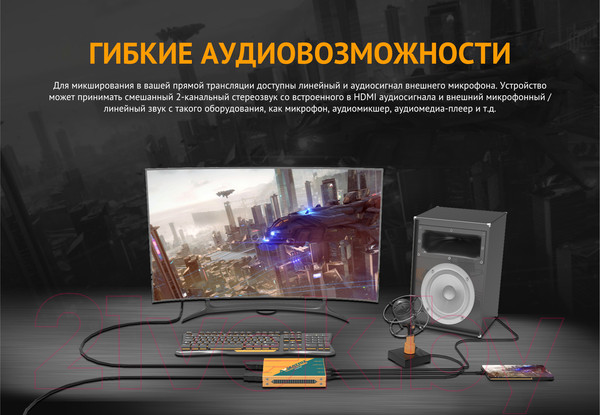 Изображение товара Устройство видеозахвата Avmatrix UC2218-4K HDMI USB / 30433