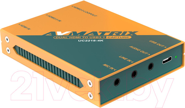 Изображение товара Устройство видеозахвата Avmatrix UC2218-4K HDMI USB / 30433