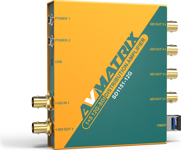 Изображение товара Сплиттер Avmatrix SD1151 12G-SDI 1x5 / 29997