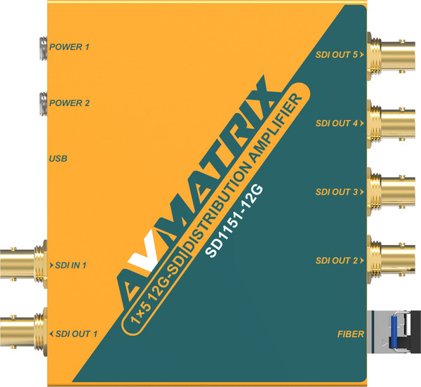 Изображение товара Сплиттер Avmatrix SD1151 12G-SDI 1x5 / 29997