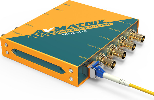 Изображение товара Сплиттер Avmatrix SD1151 12G-SDI 1x5 / 29997