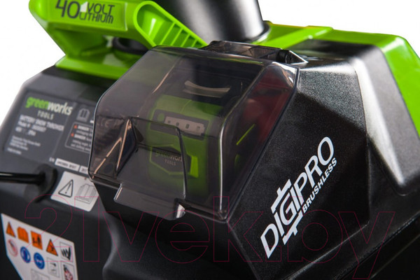 Изображение товара Снегоуборщик электрический Greenworks GD40STK5 (2600007UG)