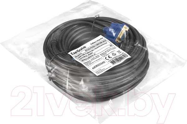 Изображение товара Кабель ExeGate EX-CC-PVGA-15M15M-20.0 (20м)