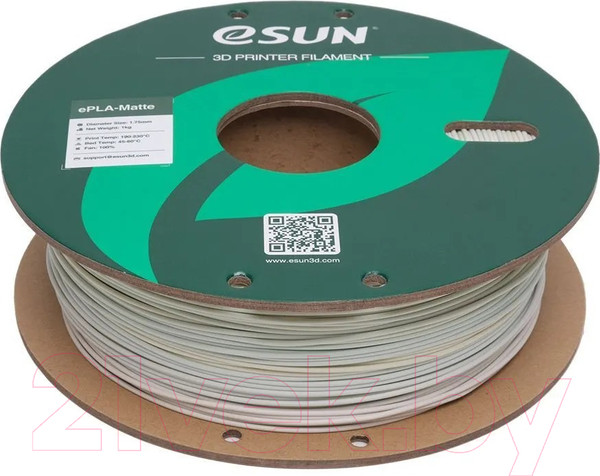 Изображение товара Пластик для 3D-печати eSUN ePLA-Matte Filament / т0034917 (1.75мм, 1кг, радуга)