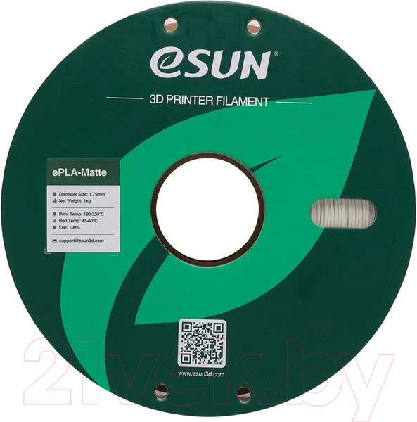 Изображение товара Пластик для 3D-печати eSUN ePLA-Matte Filament / т0034917 (1.75мм, 1кг, радуга)