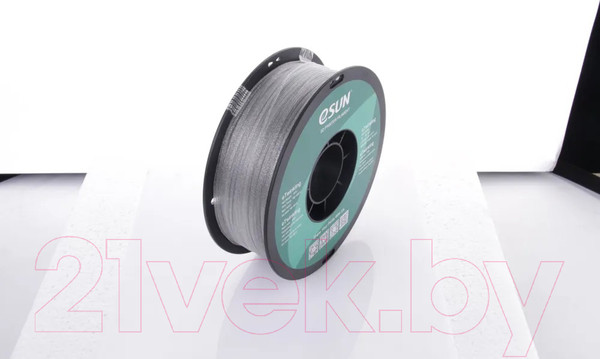 Изображение товара Пластик для 3D-печати eSUN eTwinkling Filament / т0036026 (1.75мм, 1кг, серебристый)