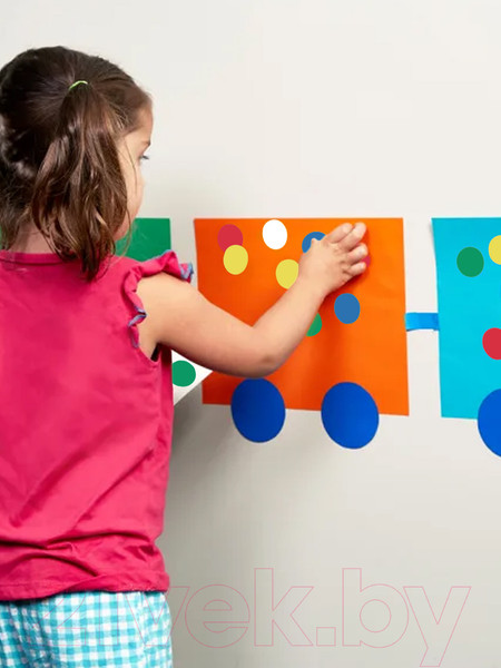 Изображение товара Набор этикеток FLEX-N-ROLL Круглые самоклеящиеся в виде точки 30мм / VNB01-30-C40-5x0300 (1500шт, белый)