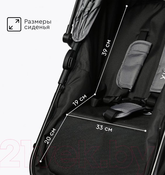 Изображение товара Детская универсальная коляска Tomix Bonny / 619A (Grey)