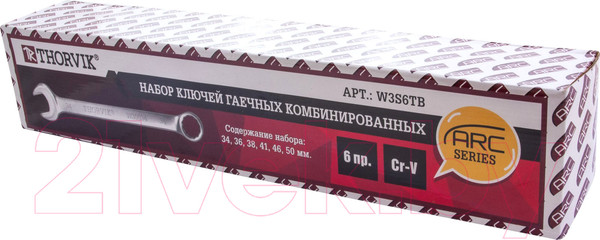 Изображение товара Набор ключей Thorvik W3S6TB