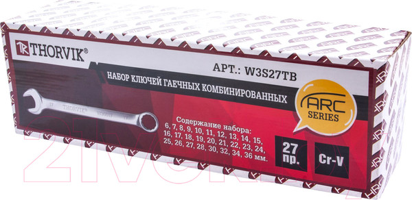 Изображение товара Набор ключей Thorvik W3S27TB