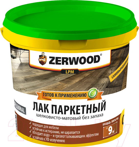 Изображение товара Лак Zerwood LPM Паркетный акрил-уретановый (900г, матовый)