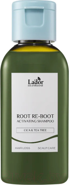 Изображение товара Шампунь для волос La'dor Root Re-Boot Activating Cica & Tea Tree (50мл)