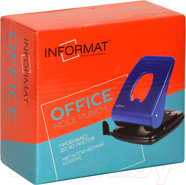 Изображение товара Дырокол inФормат Office / DFO-40B (синий)