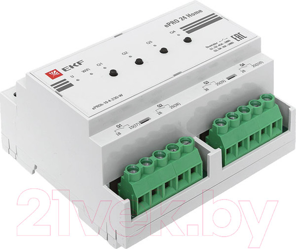 Изображение товара Контроллер для реле EKF ePRO24 Home / ePRO-h-10-4-230-W