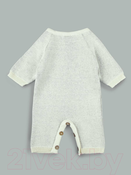 Изображение товара Комбинезон для малышей Amarobaby Pure Love Made / AB-OD23-PLM5/33-62 (молочный, р.62)