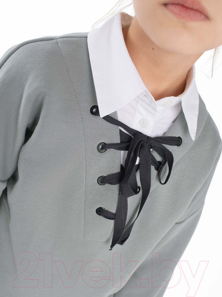 Изображение товара Свитшот детский Amarobaby Top / AB-OD23-T28/11-128 (серый, р.128)