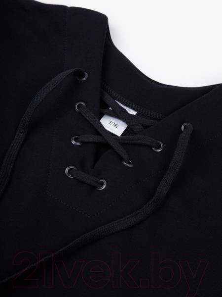 Изображение товара Свитшот детский Amarobaby Top / AB-OD23-T28/09-128 (черный, р.128)