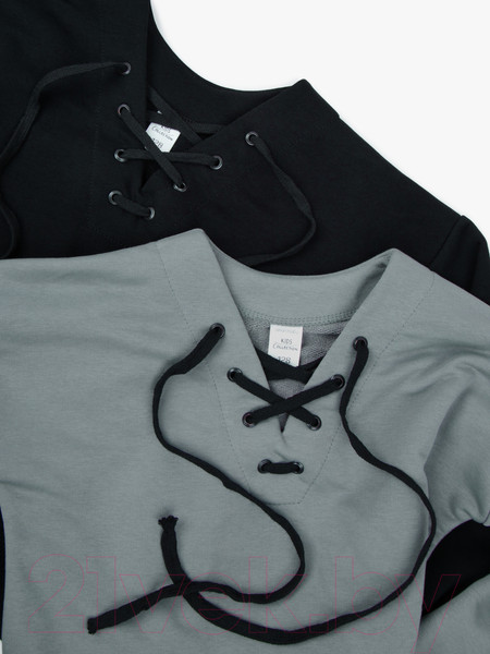 Изображение товара Свитшот детский Amarobaby Top / AB-OD23-T28/09-134 (черный, р.134)