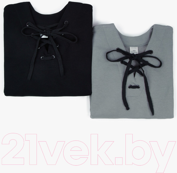 Изображение товара Свитшот детский Amarobaby Top / AB-OD23-T28/09-140 (черный, р.140)