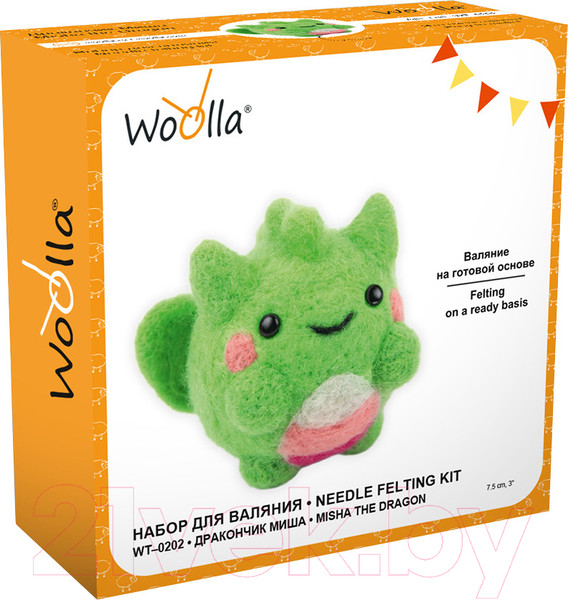 Изображение товара Набор для творчества Woolla Дракончик Миша / WT-0202
