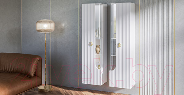 Изображение товара Шкаф навесной Мебель-Неман Лоренсо МН-043-02 (белый)